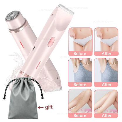 Electric Shaver for Woman Double Head Dual Purpose.