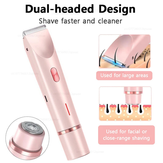 Electric Shaver for Woman Double Head Dual Purpose.