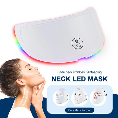 Wireless 7-Color LED Face and Neck Therapy Mask.